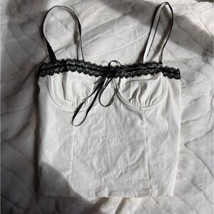 lace bustier top